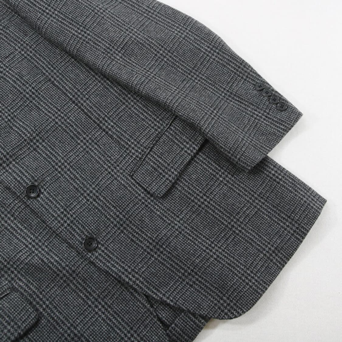 (착용컷) 버버리 캐시미어 체크 블레이져 (남성용 M) 상품이미지6