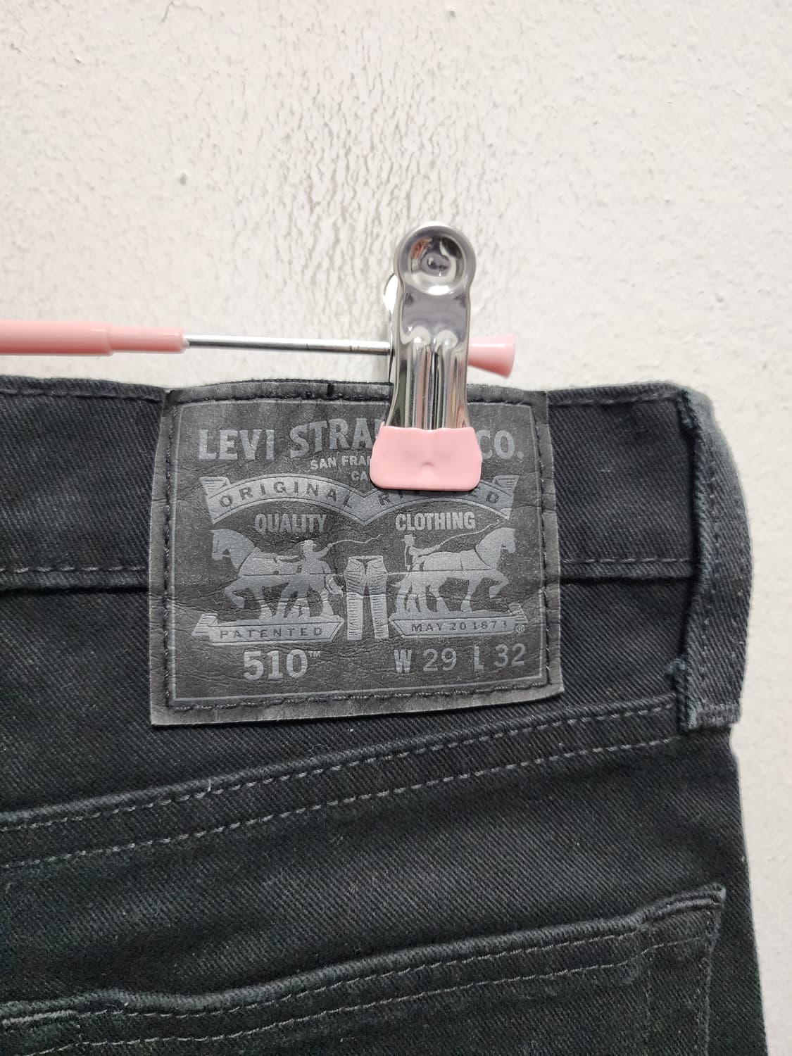 리바이스 510 블랙진 청바지 상품이미지3