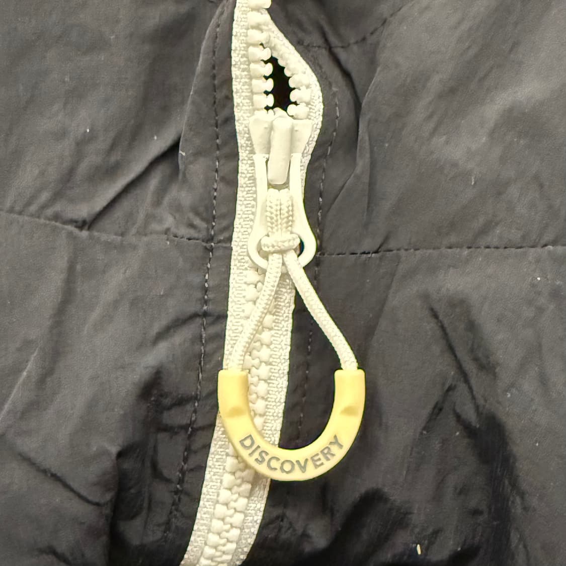 [정품/95] 디스커버리 블랙 화이트 바람막이 후드 자켓 b16 상품이미지7