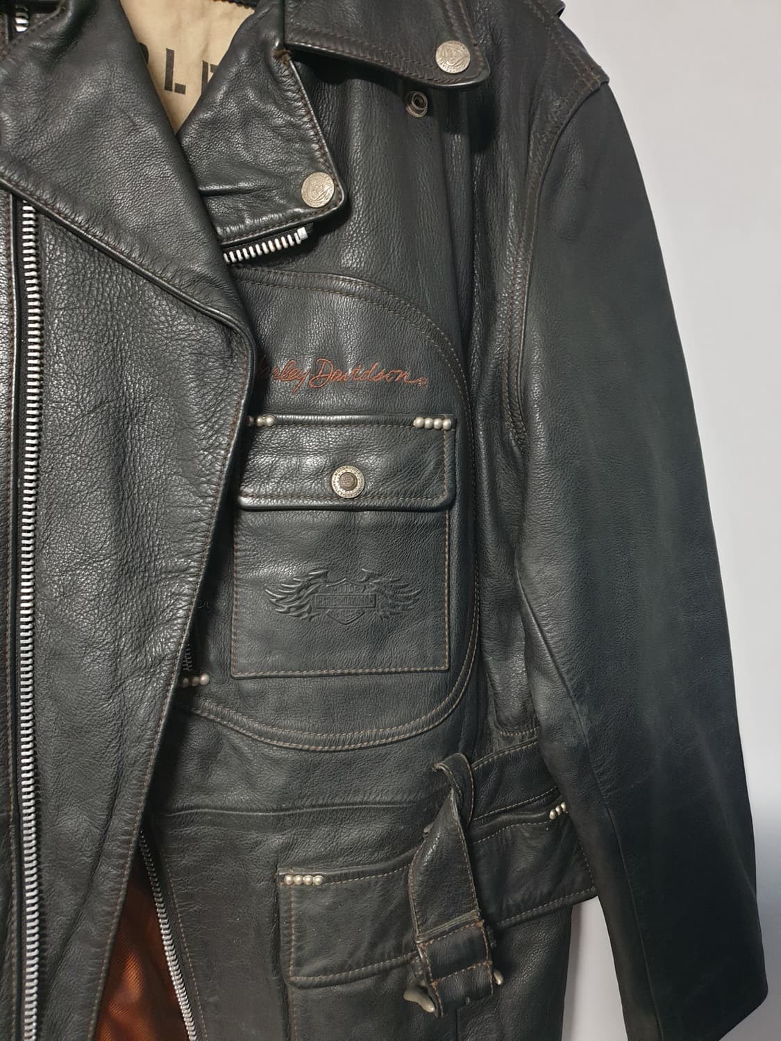 할리데이비슨 하프코트 자켓 XL size 상품이미지4