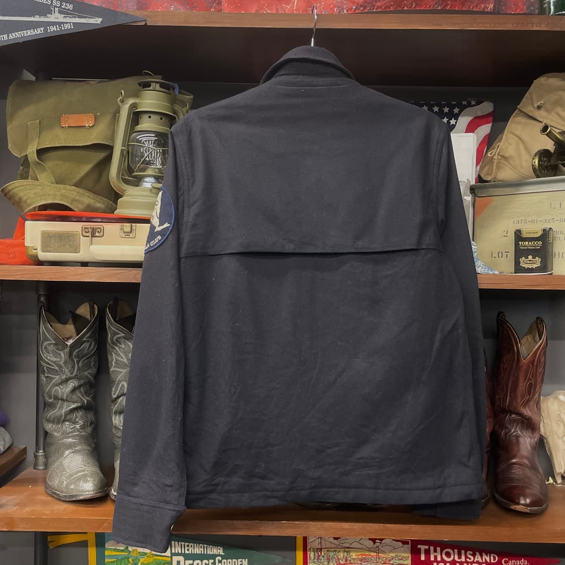 폴로 진스 컴퍼니 MSC 디어 클럽 패치 집업 모직 자켓 N298 상품이미지2