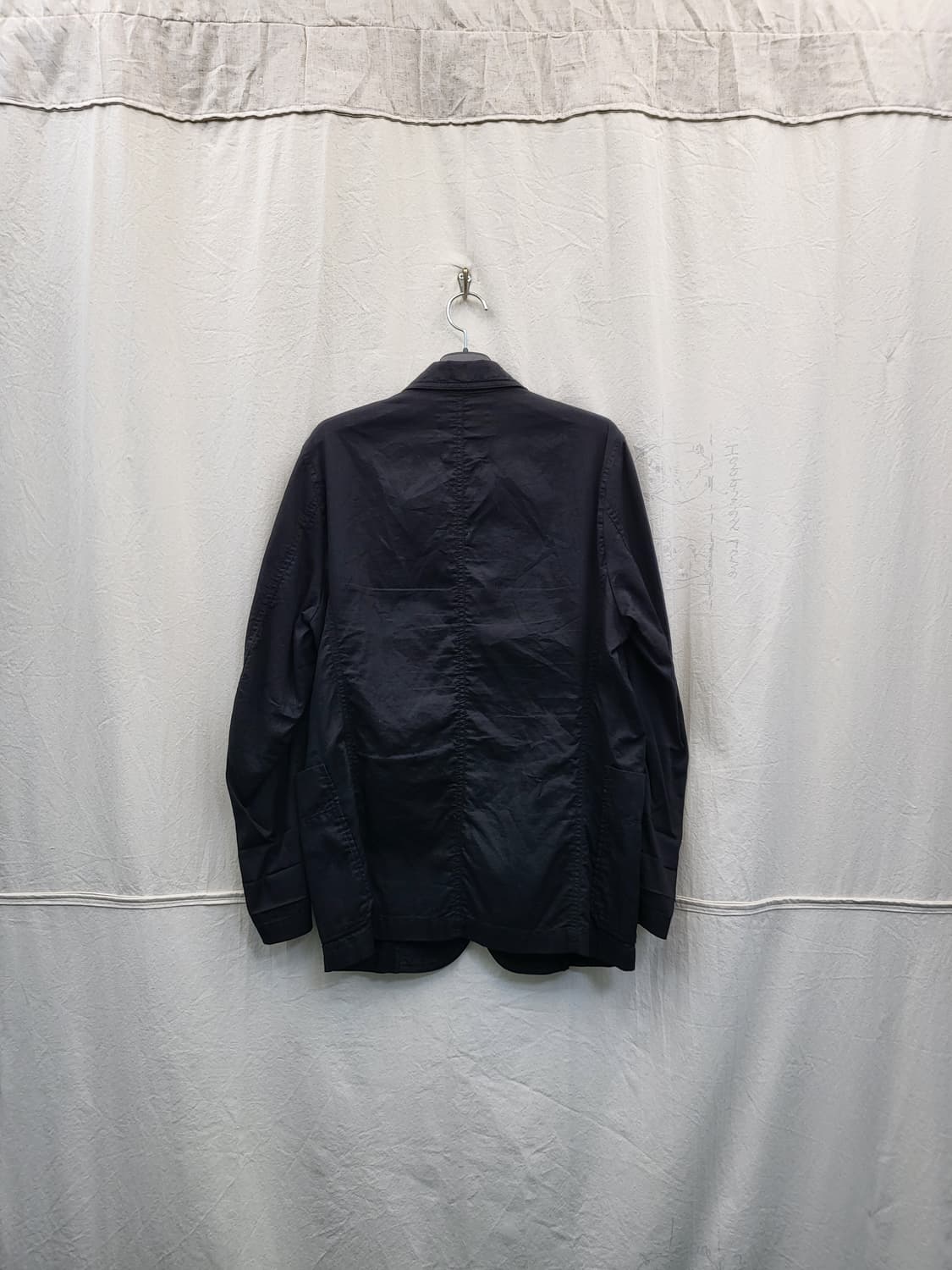 CABANE de ZUCCA 블랙 코튼 블레이저 자켓 상품이미지2