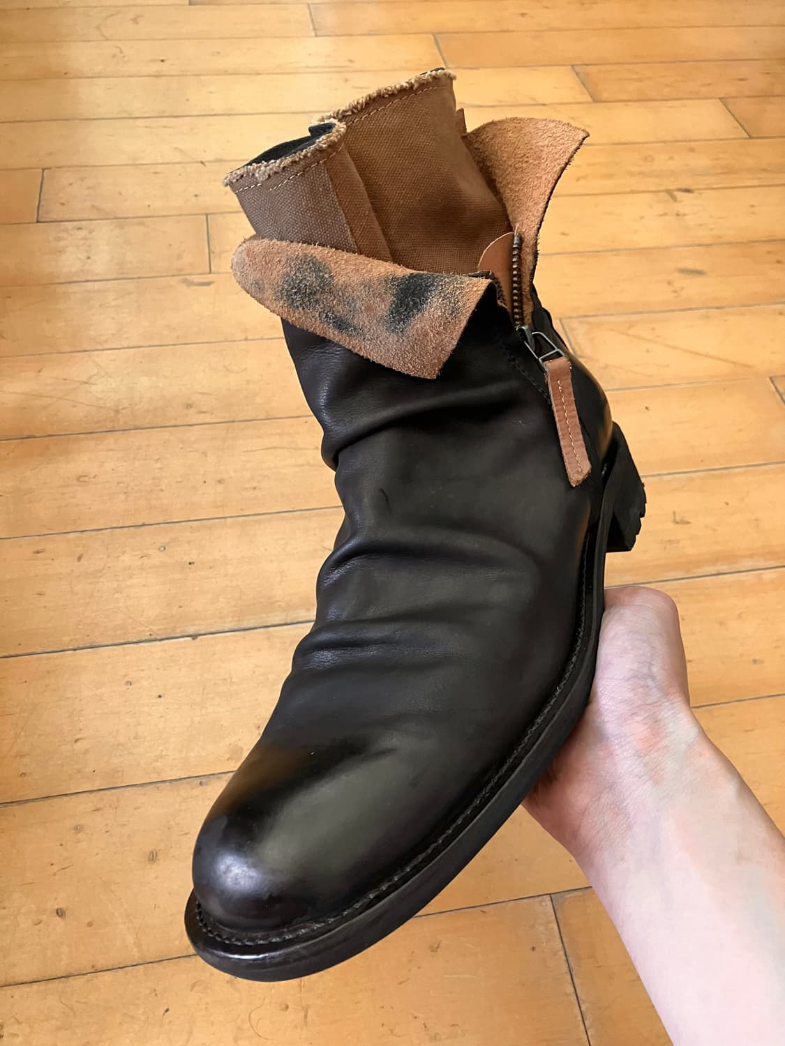 Red cover 00s 레드커버 드레이프 코튼 레이어드 부츠 42 상품이미지2