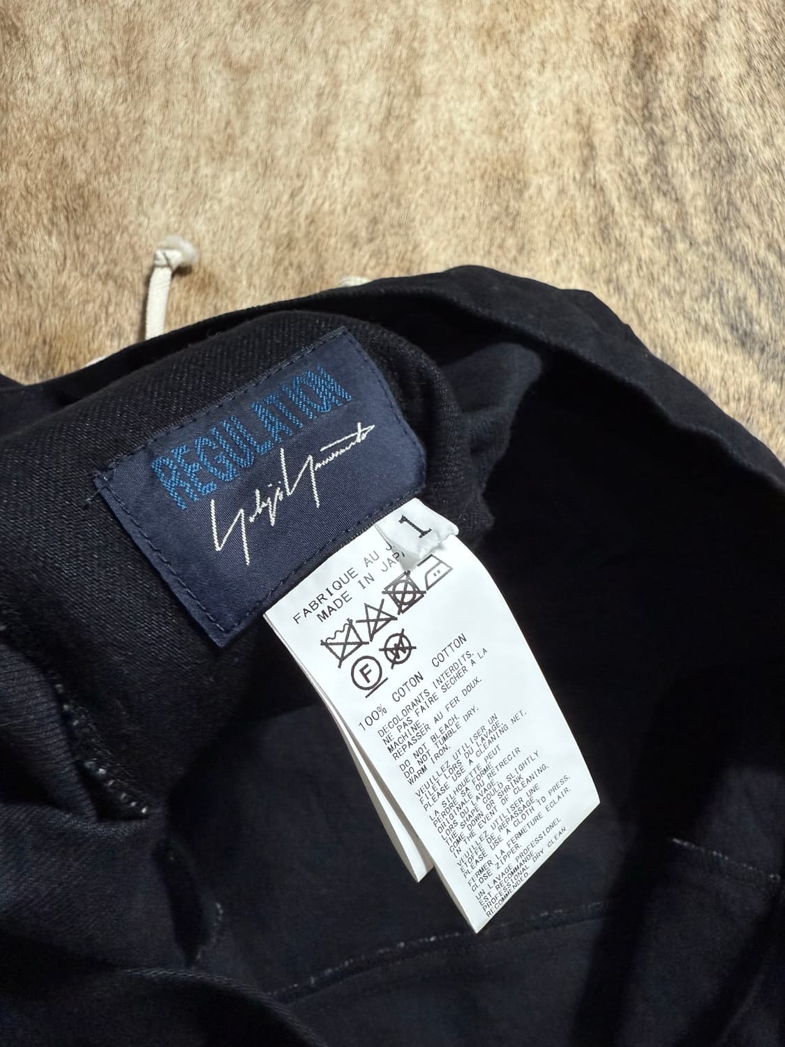 Yohji Yamamoto 드레이프 사루엘 팬츠 상품이미지4