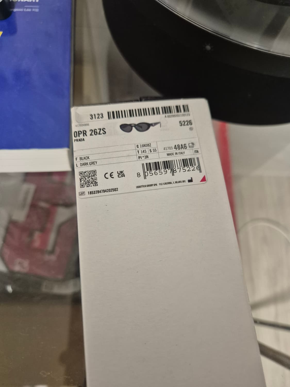 [새제품]프라다 심볼 선글라스 슬레이트 그레이 렌즈 상품이미지10