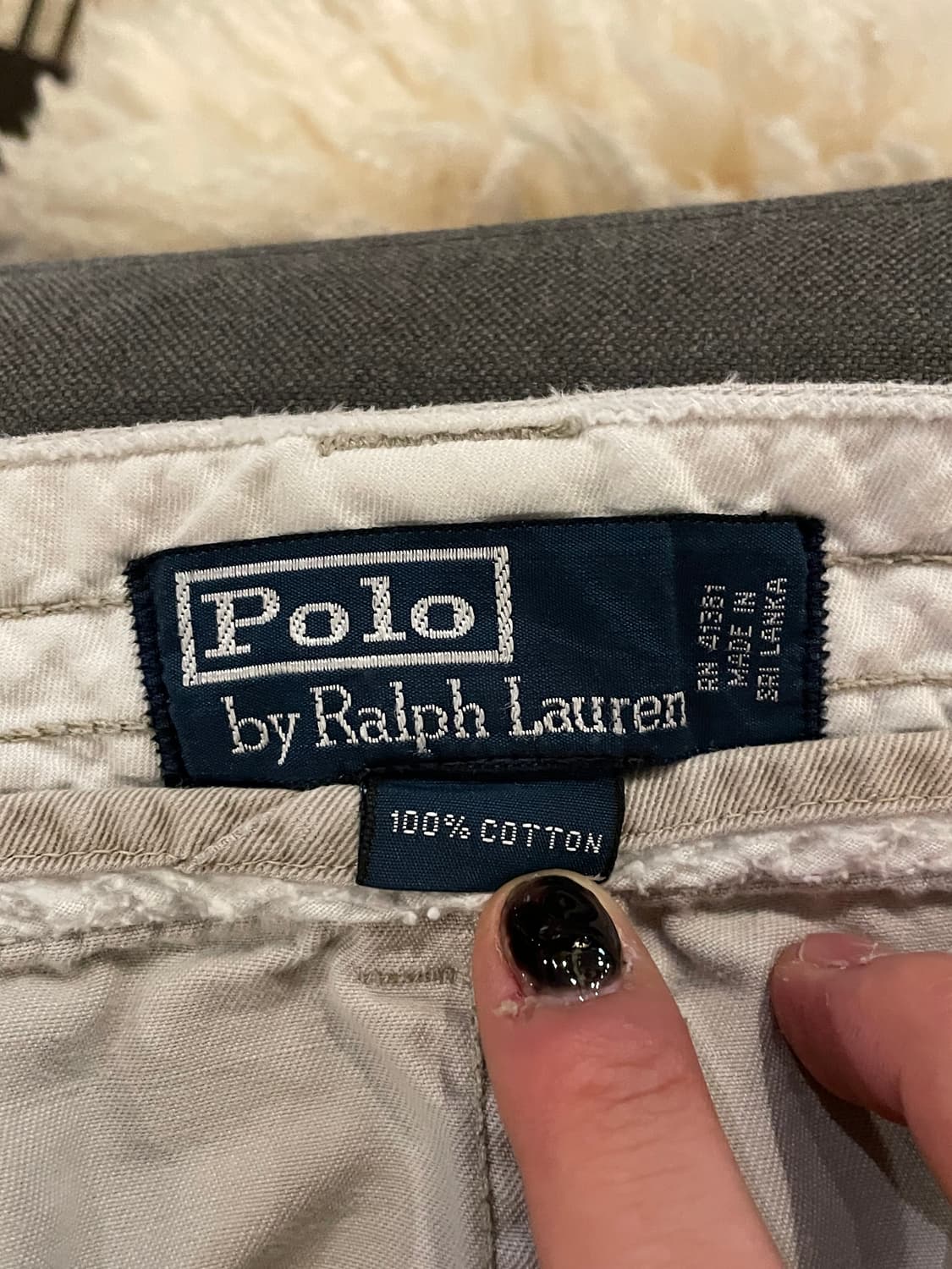 폴로 랄프로렌 베이지 카고 반바지 상품이미지3