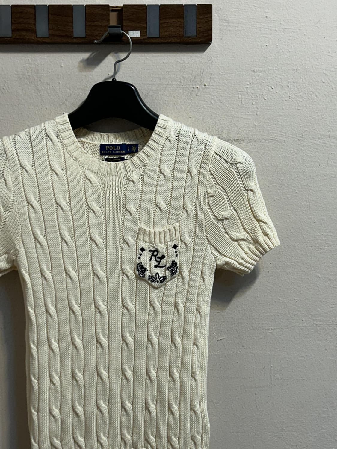 폴로 랄프로렌 케이블 반팔 니트 상품이미지3