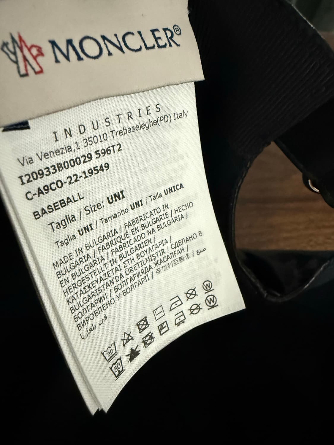 몽클레어 베이스볼 볼캡 상품이미지3