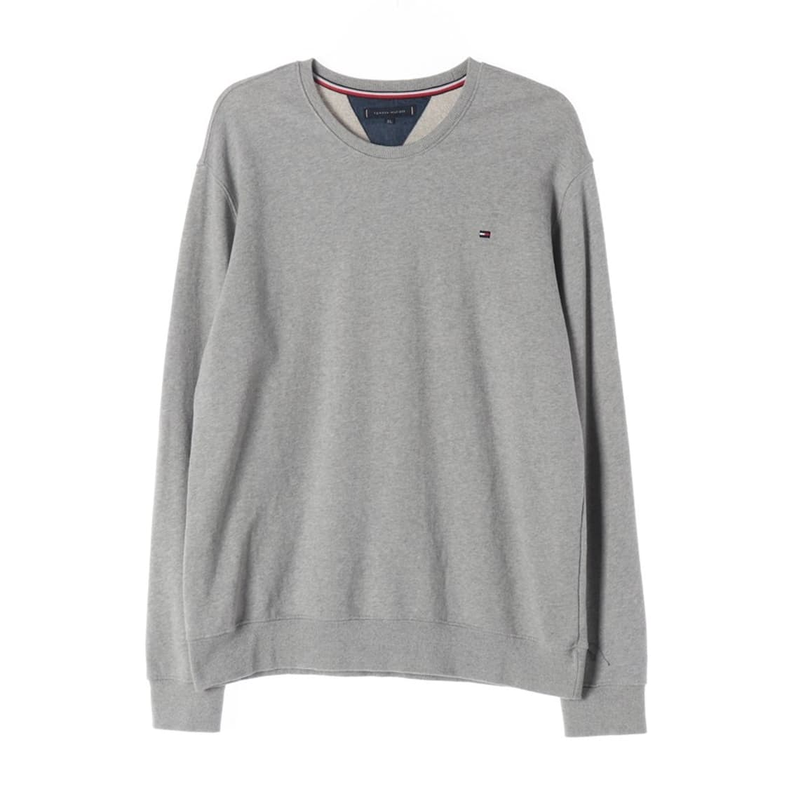 타미힐피거 스몰 로고 기모 크루넥 맨투맨 XL 상품이미지1