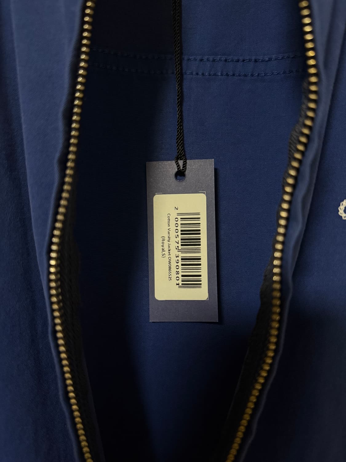 Noah 노아 코튼 바시티 자켓 로얄블루 김원중 착용 상품이미지6