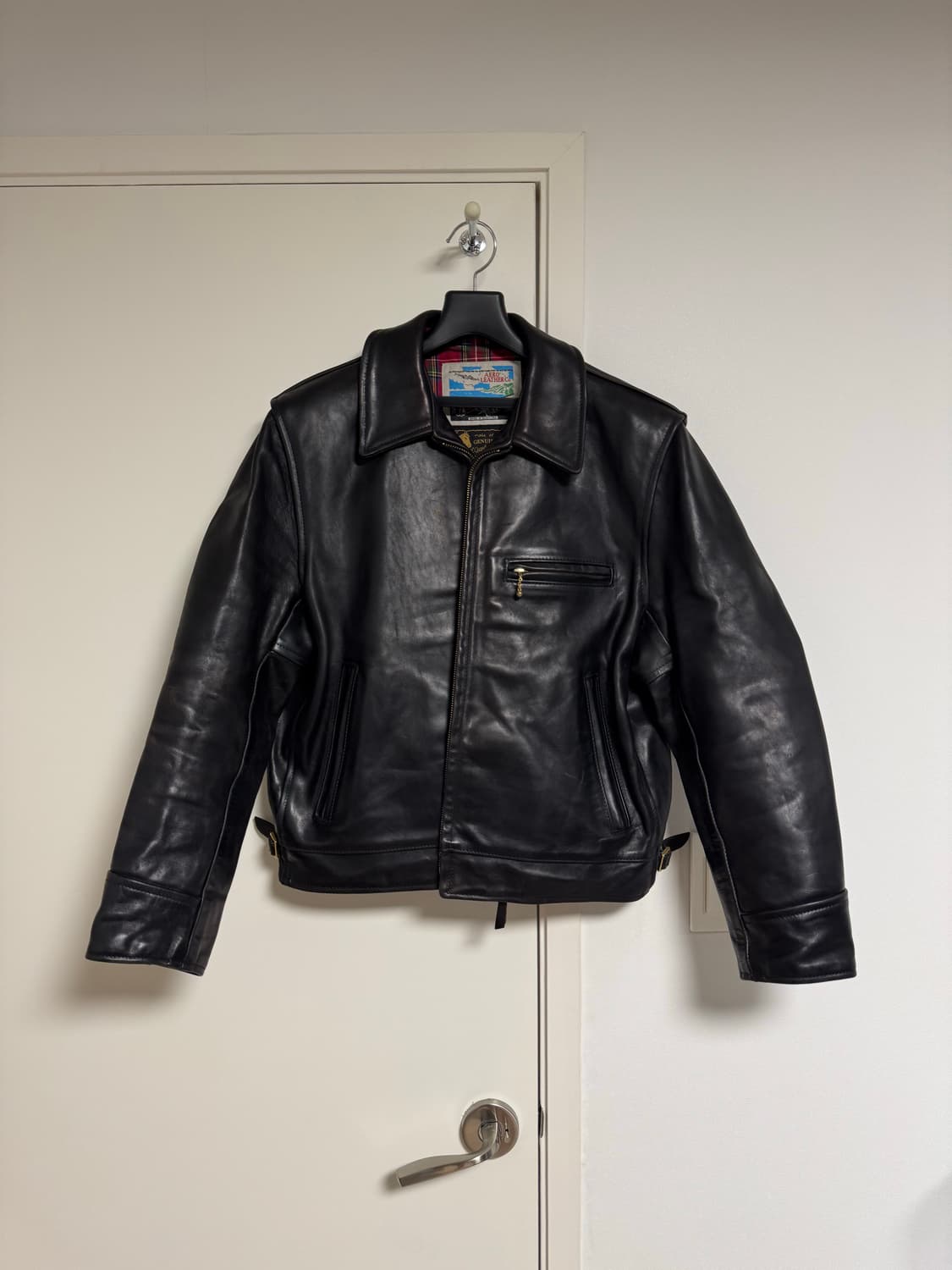 [40] Aero Leather 에어로 레더 하이웨이맨 자켓 상품이미지1