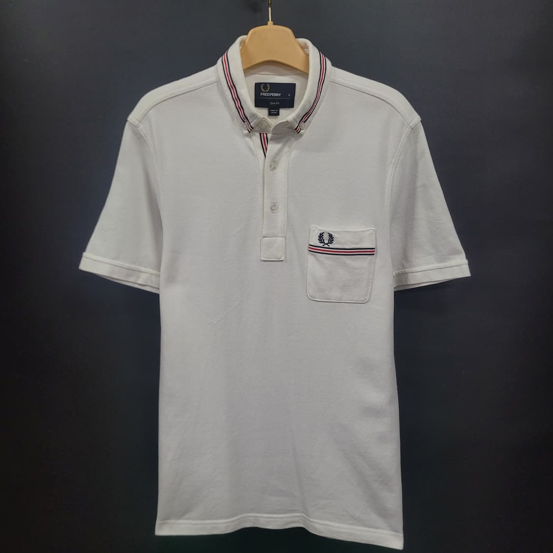 Fred Perry 프레드페리 자수로고 포켓 셔츠  상품이미지1