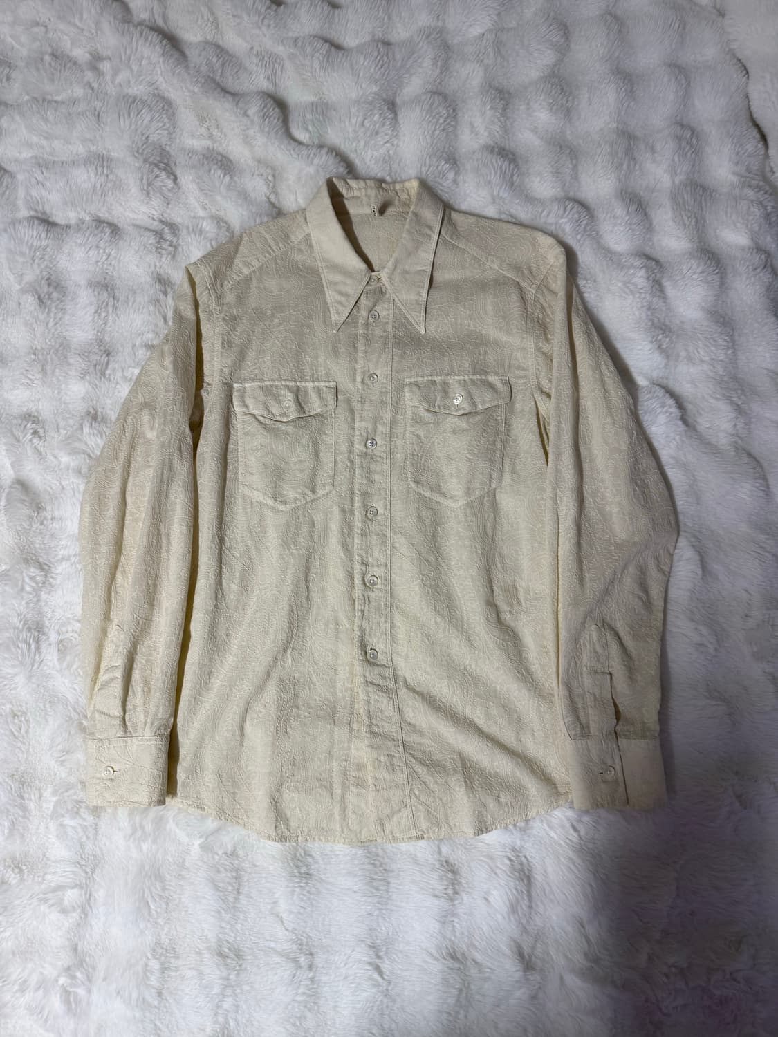 [XL] 썬플라워 웨인 셔츠 에크루 상품이미지2