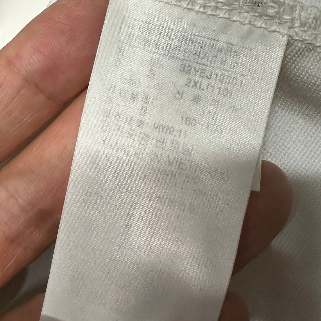 미즈노 빅로고 우븐 반팔티 화이트 상품이미지3