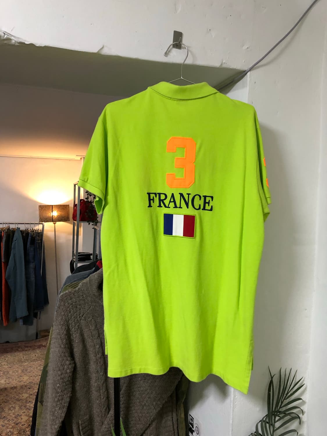 Polo ralph Lauren France 빅 포니 로고 레어 반팔 상품이미지2