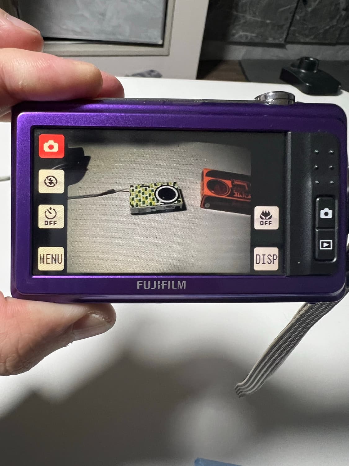 희귀 퍼플 빈티지 디카후지필름 파인픽스 Z90 작례o 상품이미지7