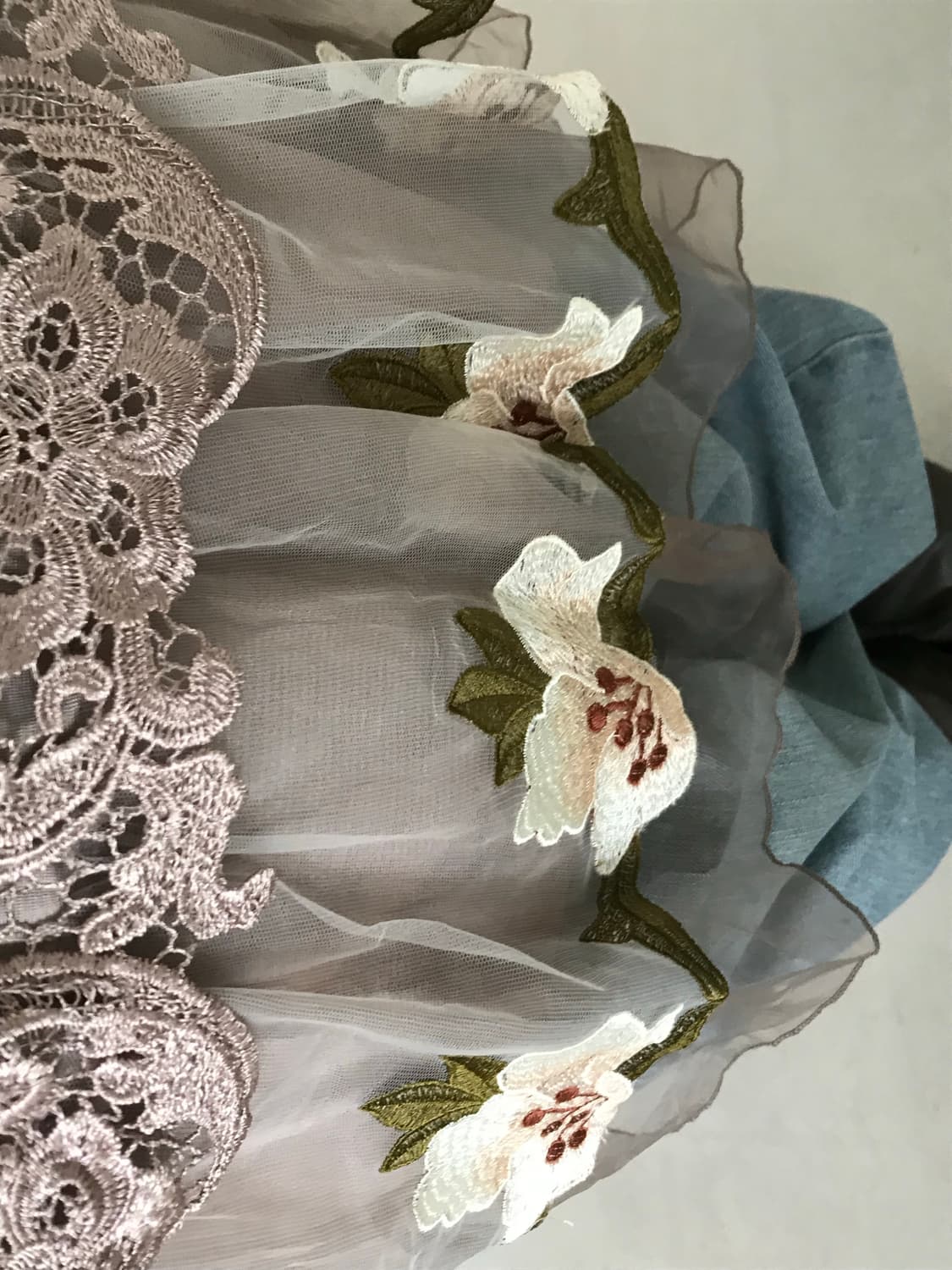 vintage beige lace sleeveless 상품이미지5