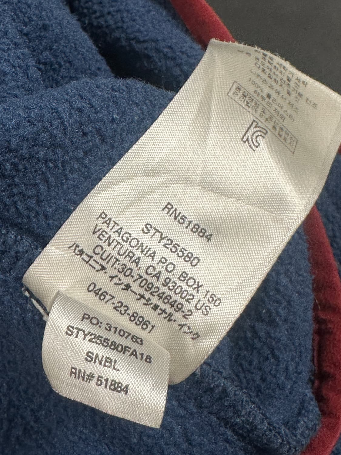 파타고니아 신칠라 네이비 레드 상품이미지8