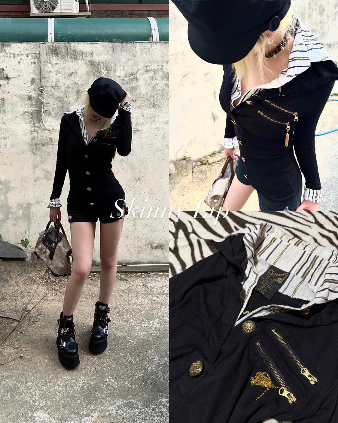 Skinny Lip gal layered tee 상품이미지1