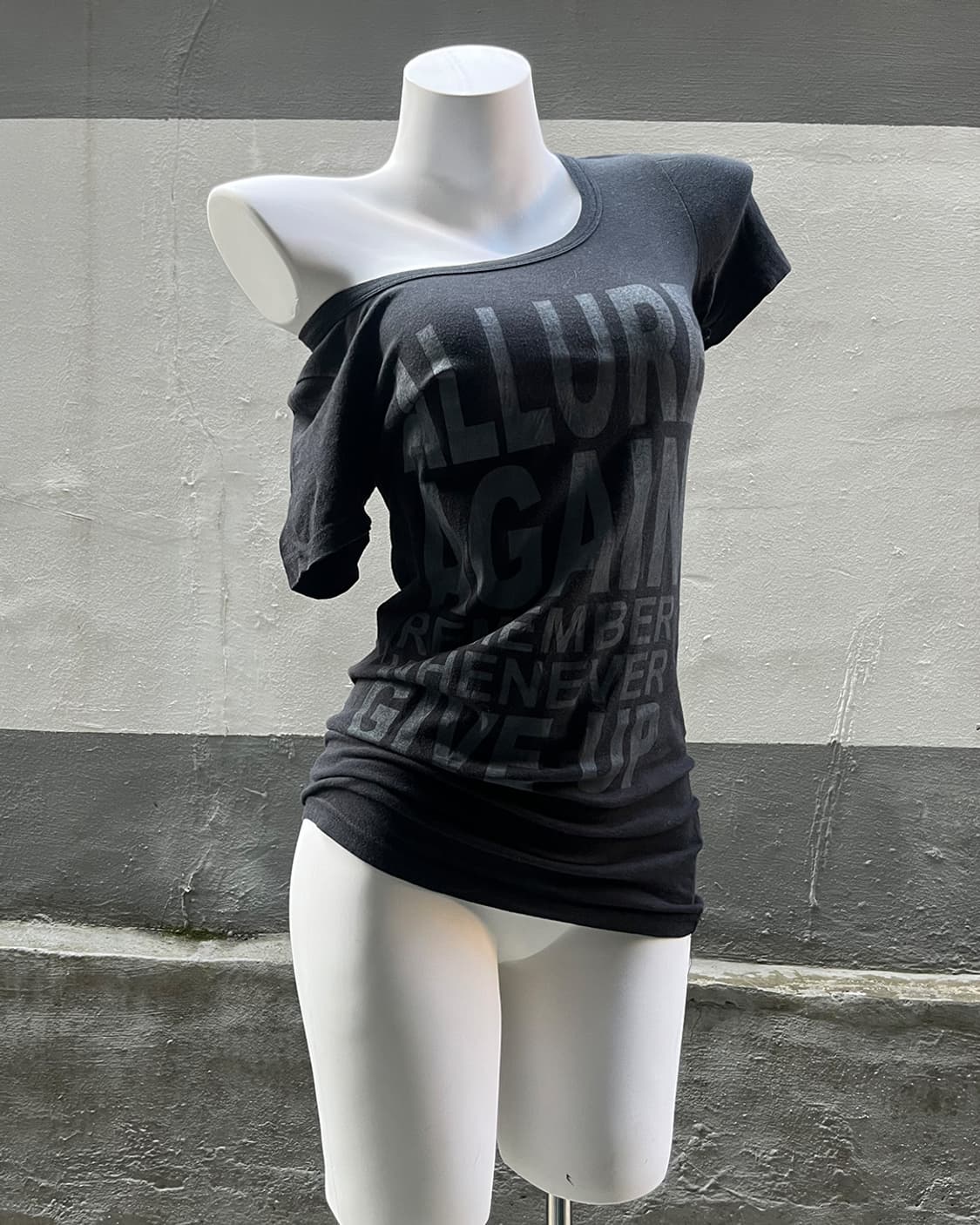 Y2K Faded Print T-shirts 상품이미지2