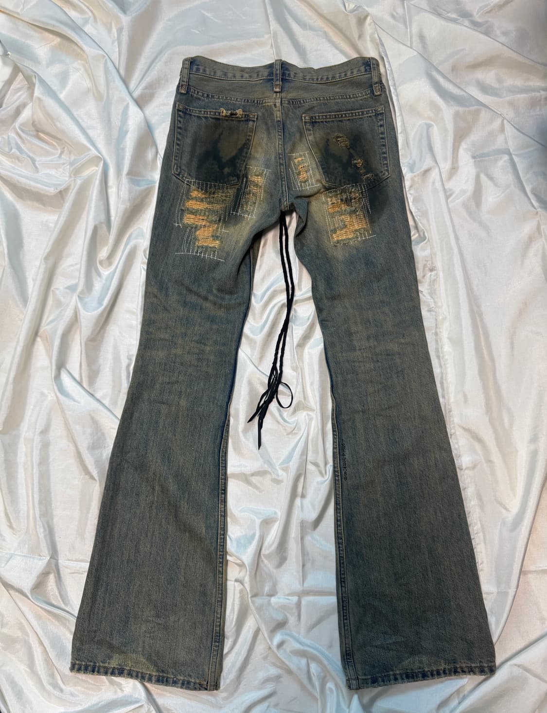 Ifsixwasnine mudmax lace-up flare denim  상품이미지4