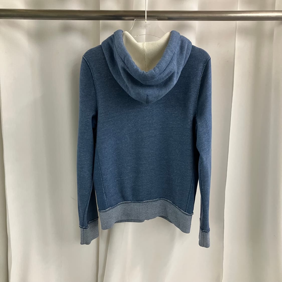 아베크롬비 블루 멜란지 후드집업 S 상품이미지2