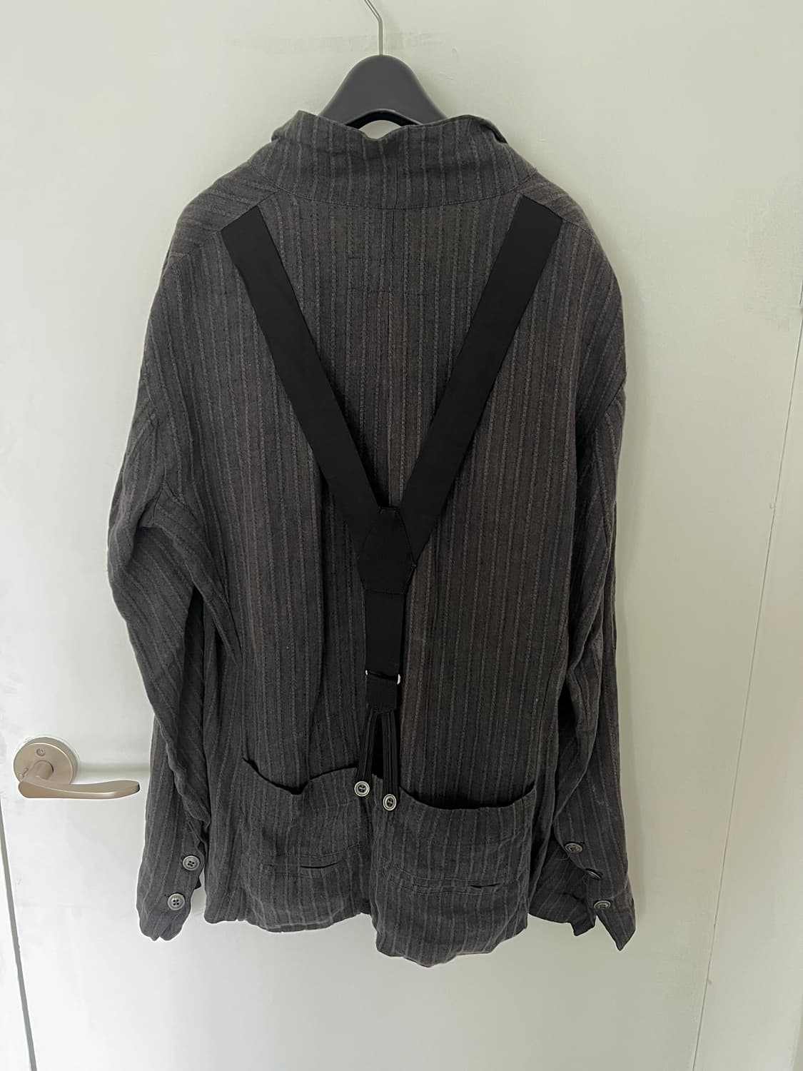 greg lauren stripe suspenders jacket 상품이미지6