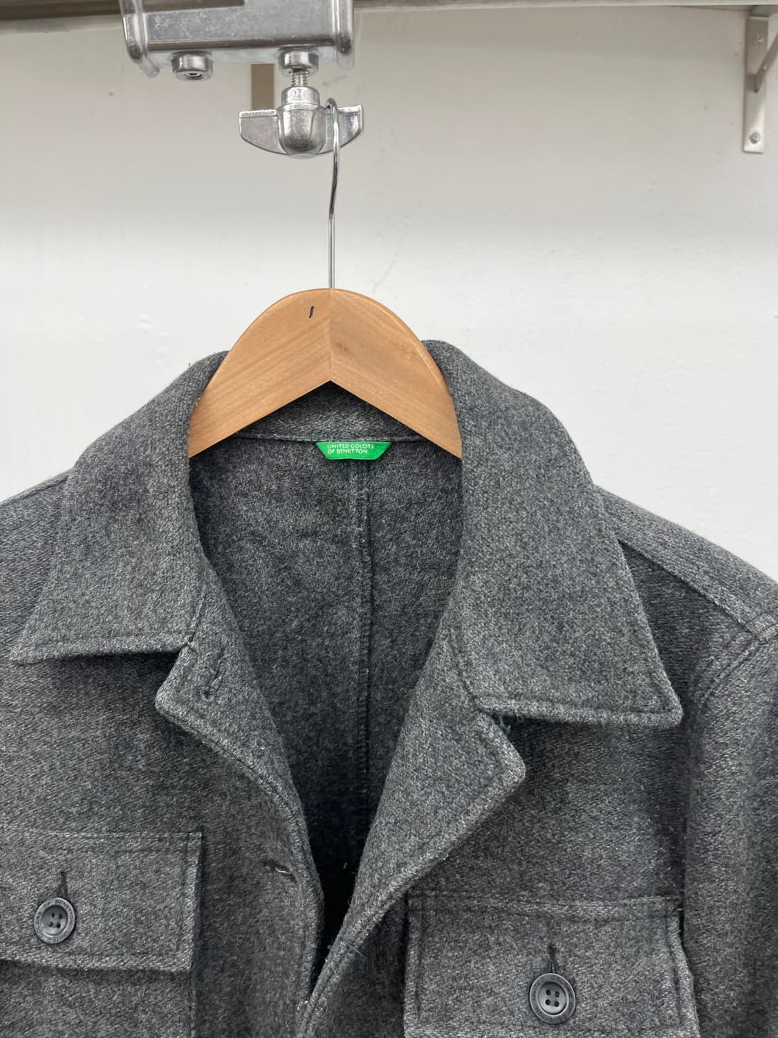 M)  BENETTON WOOL UTILITU JACKET 상품이미지2