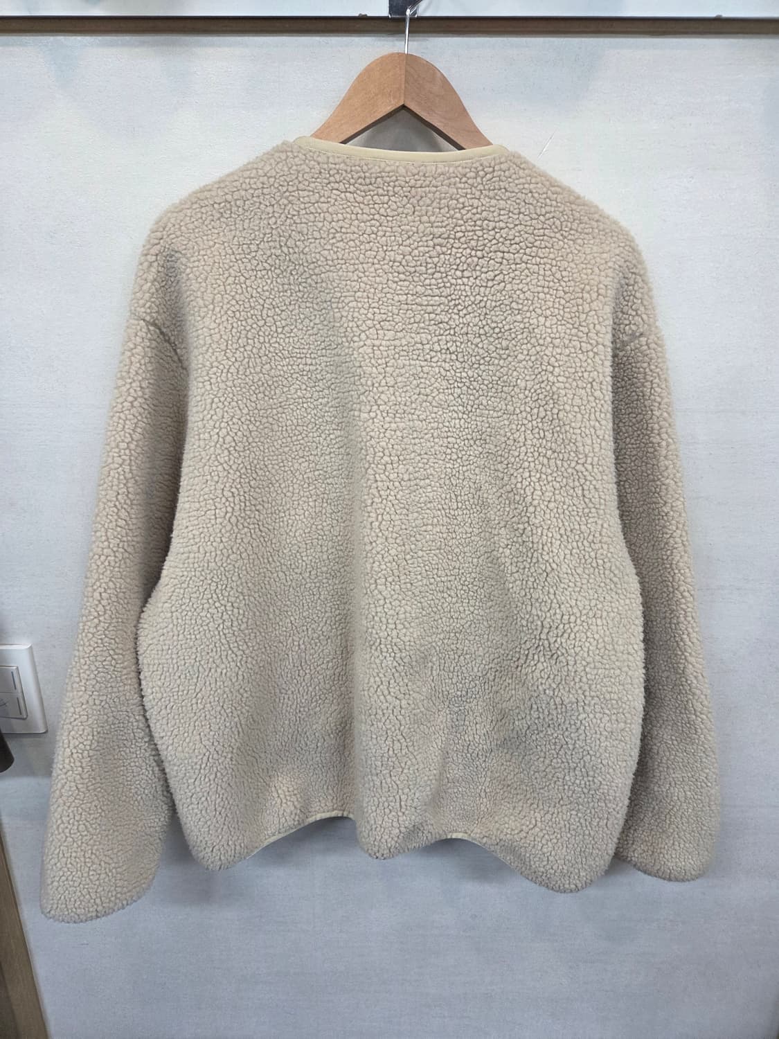 유니클로 u 르메르 노카라 뽀글이 플리스 자켓 xl 상품이미지2