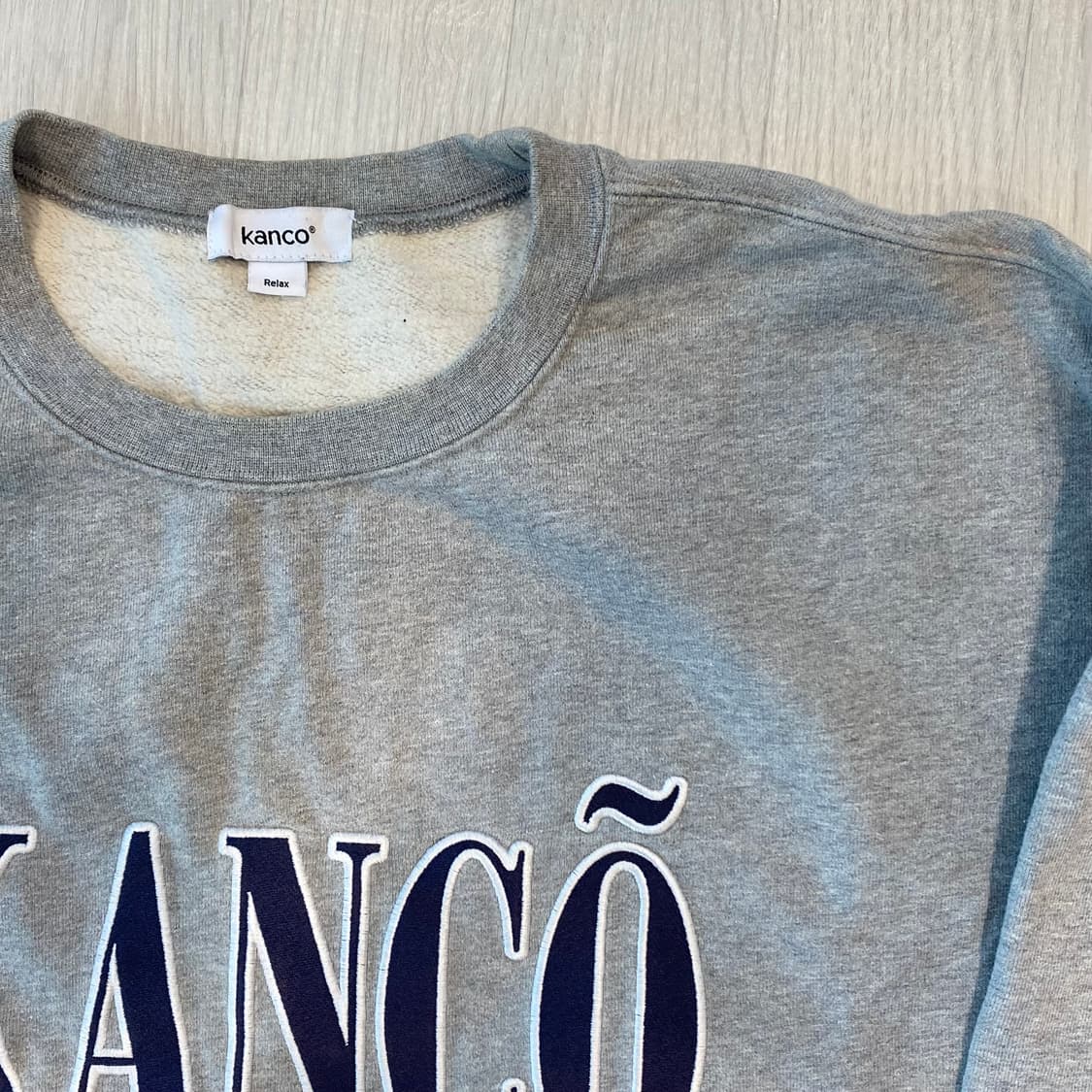 칸코 맨투맨 그레이 Relax 상품이미지2