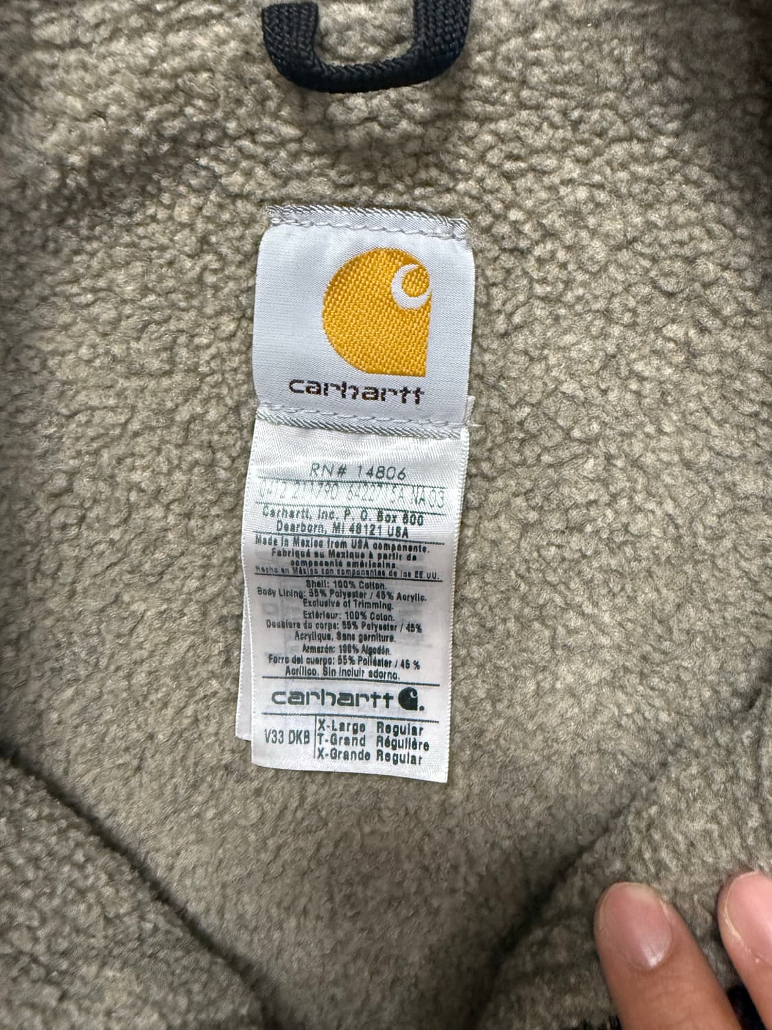 칼하트 셰르파 베스트 다크브라운  상품이미지3