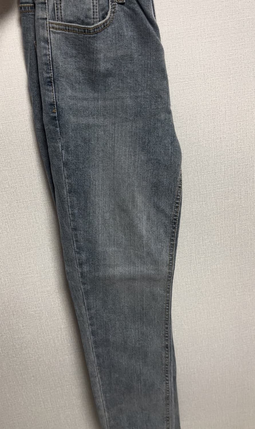 미사용 | 연청 + 그레이시 살짝 섞인 바지 | 최저가 상품이미지1