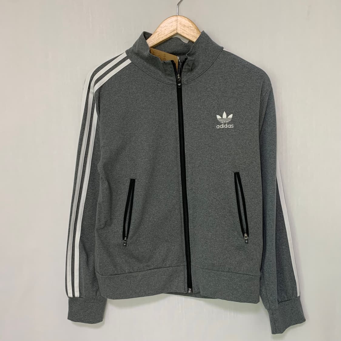 아디다스 삼선 트랙탑 져지 00s y2k 그레이 남성 S 남녀공용 상품이미지2