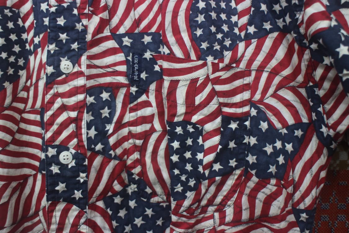 챕스 랄프 로렌 국기 성조기 셔츠 m  100 상품이미지4