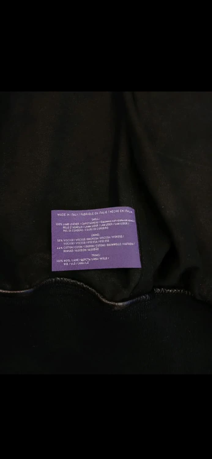 RALPH LAUREN PURPLE LABEL LEATHER JACKET 상품이미지9