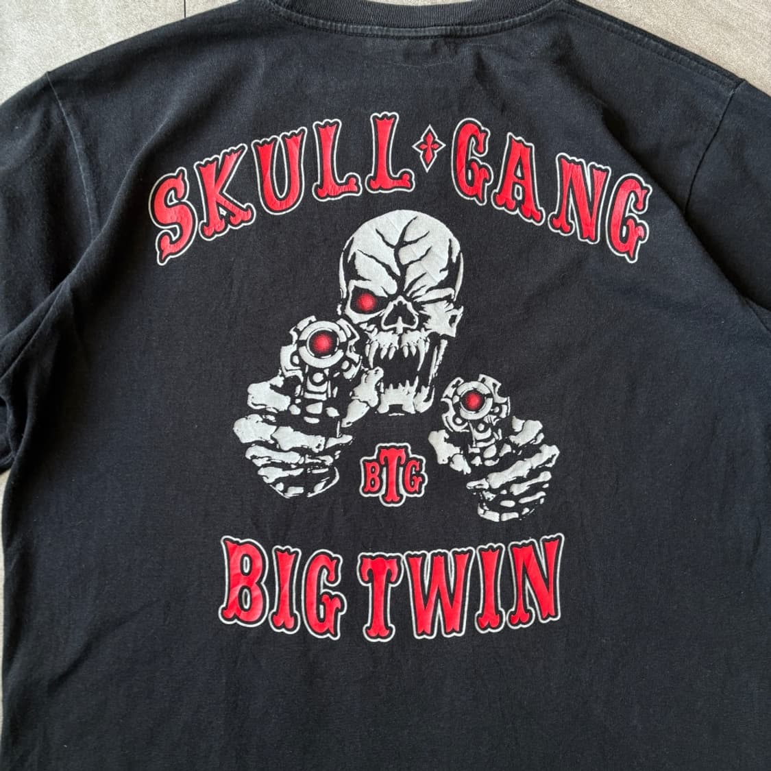 스컬 빅 트윈 블랙 롱 슬리브 상품이미지9