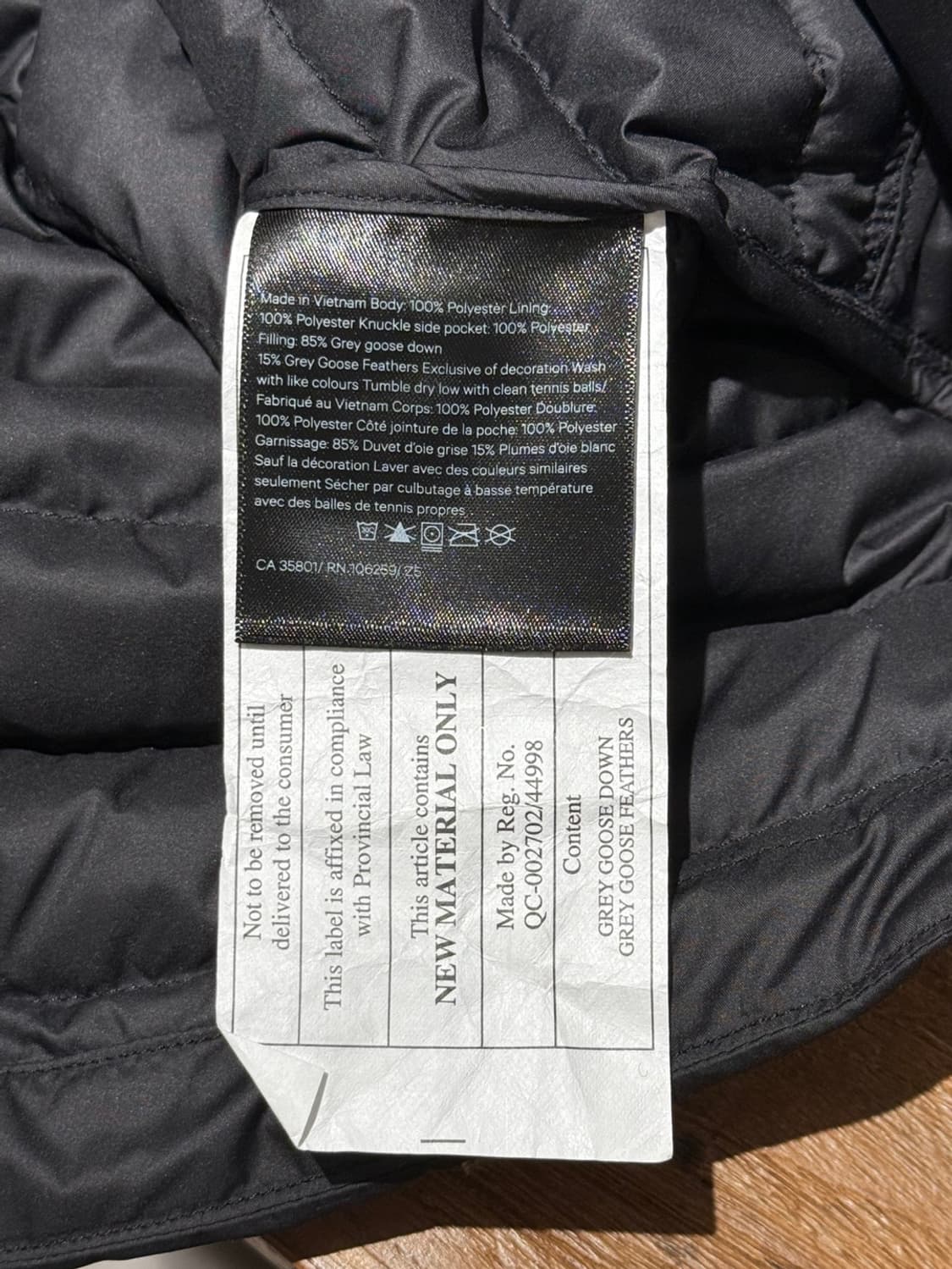 룰루레몬 블랙 팩 잇 다운 베스트 상품이미지9