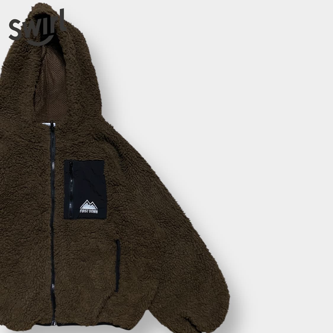 🌊Firstdown boa fleece hoodie 상품이미지2