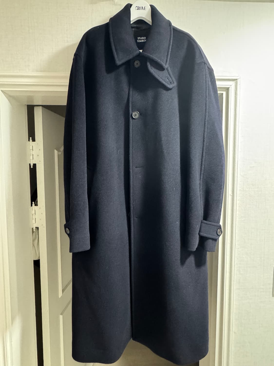 [L] 톰보이 발마칸 코드 다크 네이비 상품이미지1