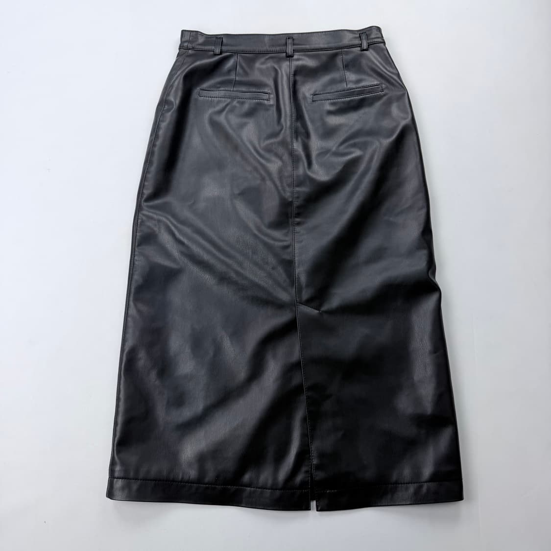 프론트로우 레더 미디스커트 상품이미지6