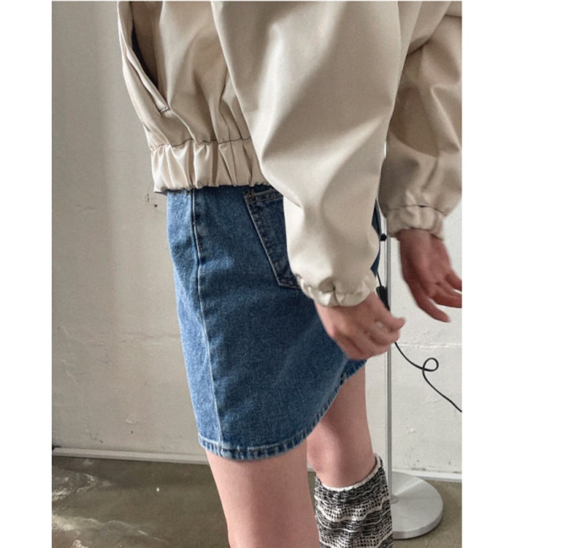 새상품) 김아홉 9.HOPE 스티치 레더 자켓 상품이미지5