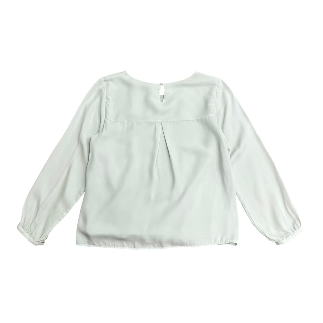 Wrap Detail Mint Loose Blouse Top 상품이미지3