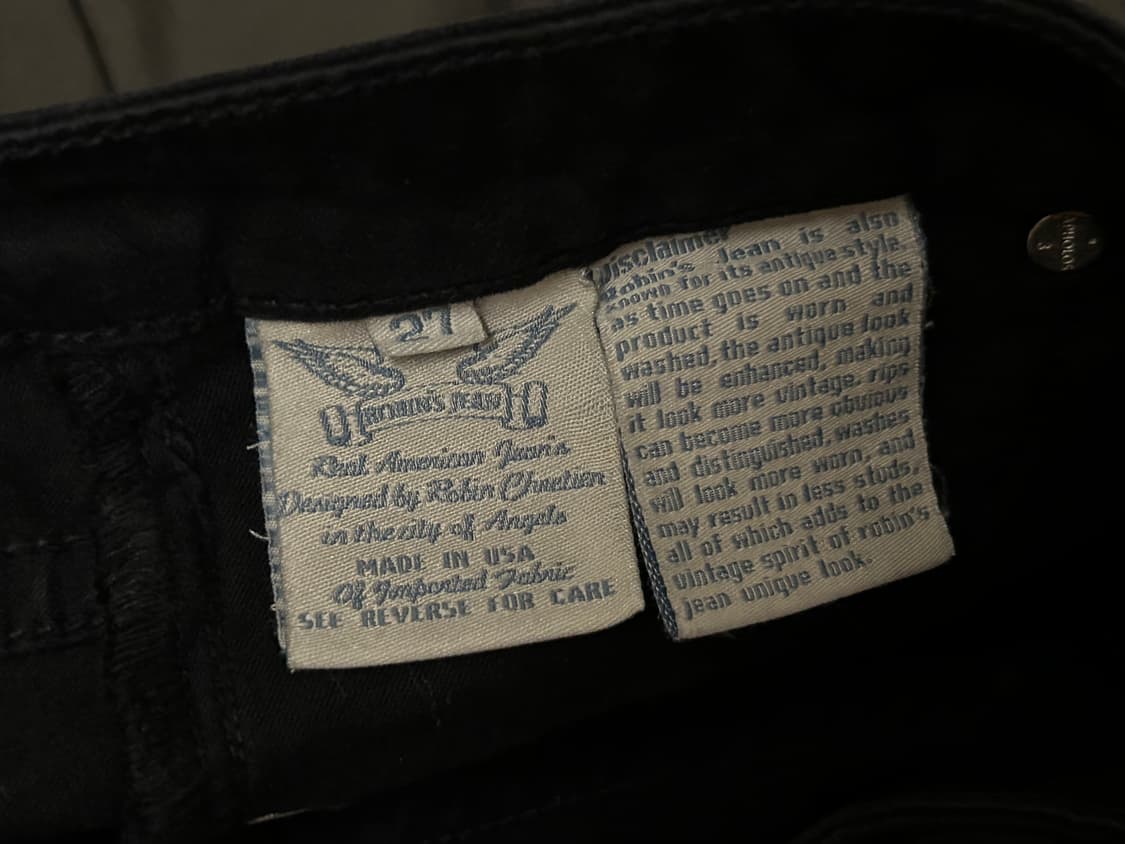 로빈스진 블랙 반바지 27 상품이미지3