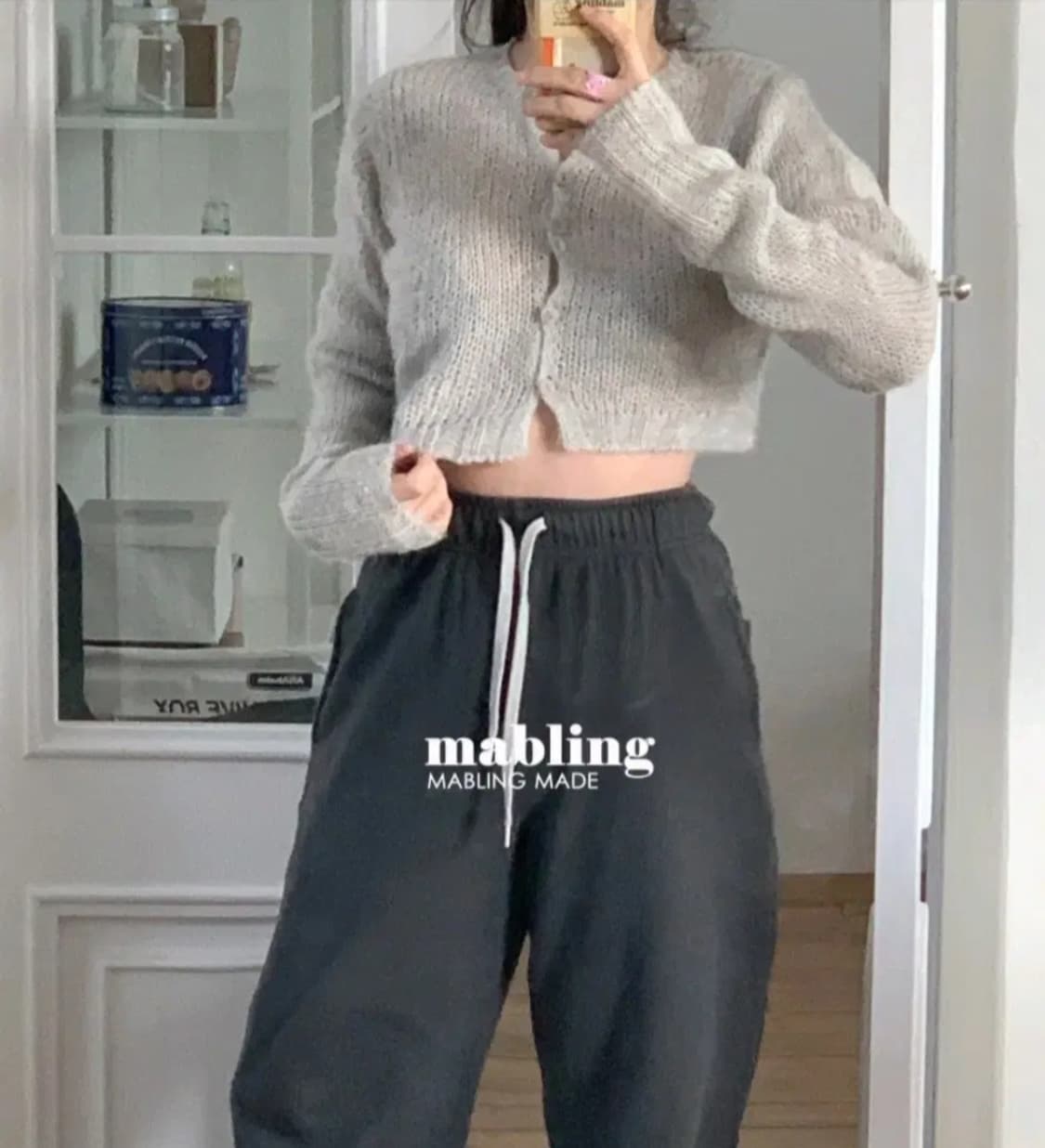 (새상품) 마블링 니트가디건 상품이미지7