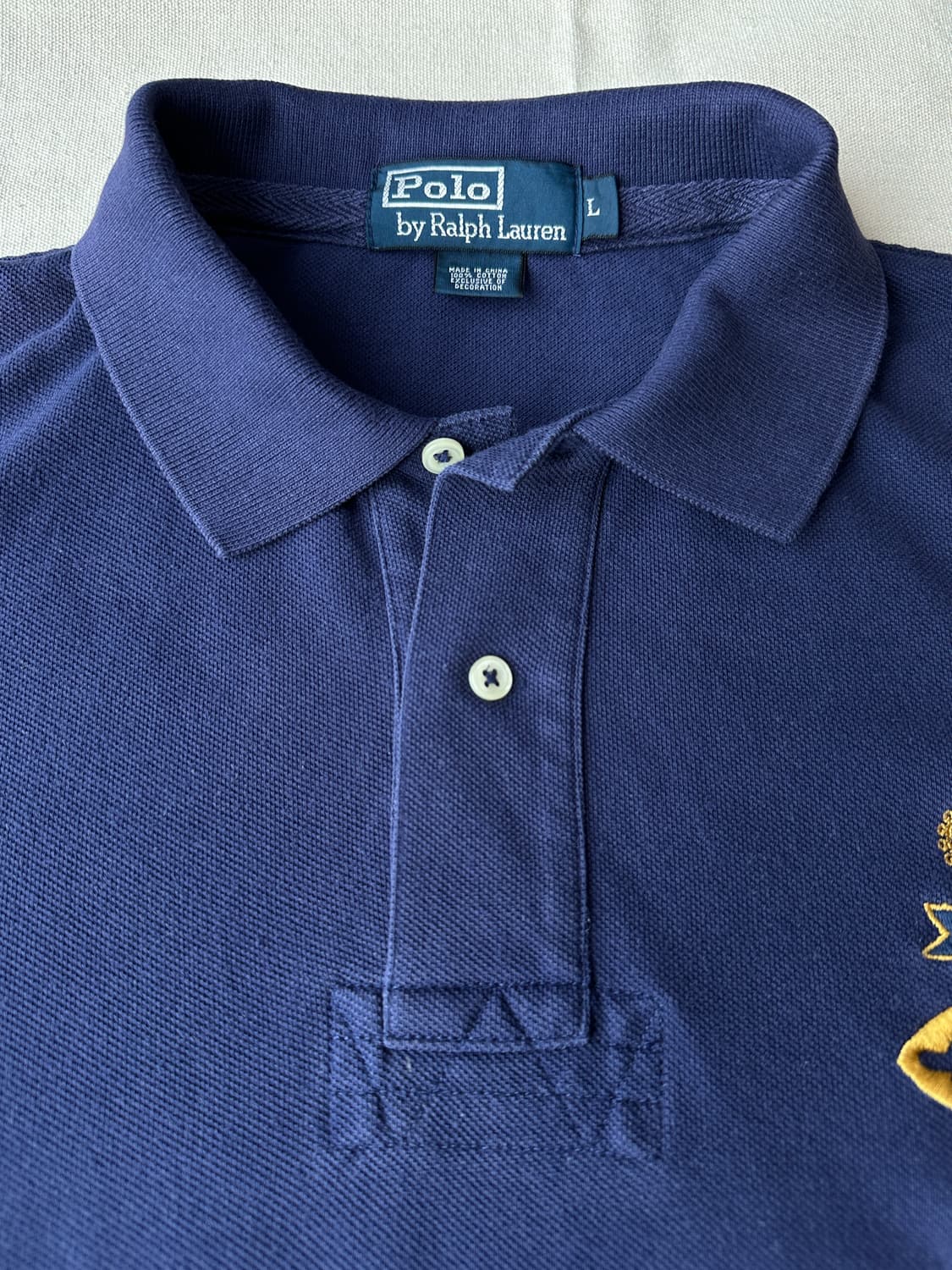 폴로 랄프로렌 크레스트 피케 반팔 카라티 L 상품이미지2