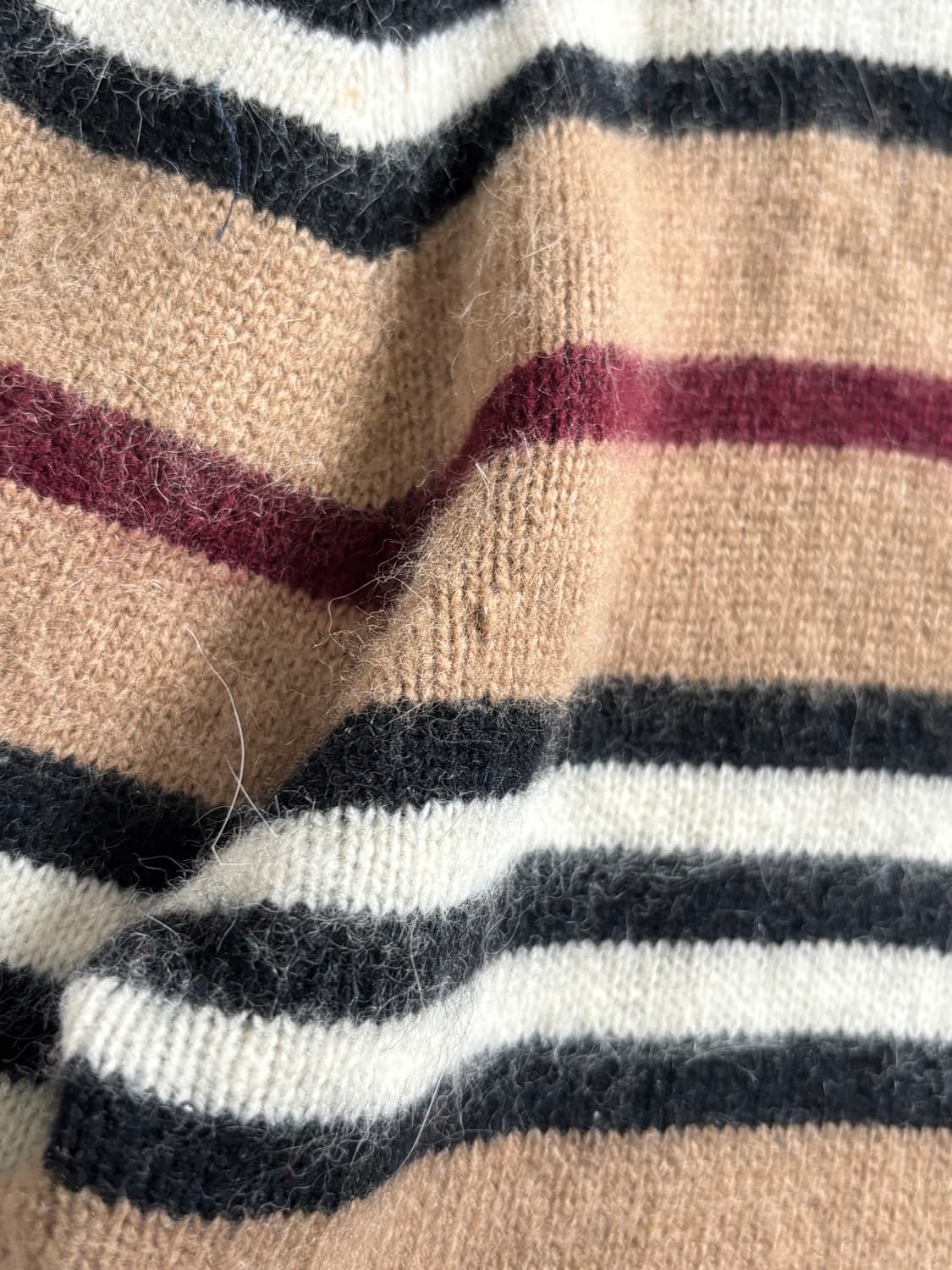 Burberry 버버리 블랙라벨 스트라이프 터틀넥 니트 스웨터 상품이미지7