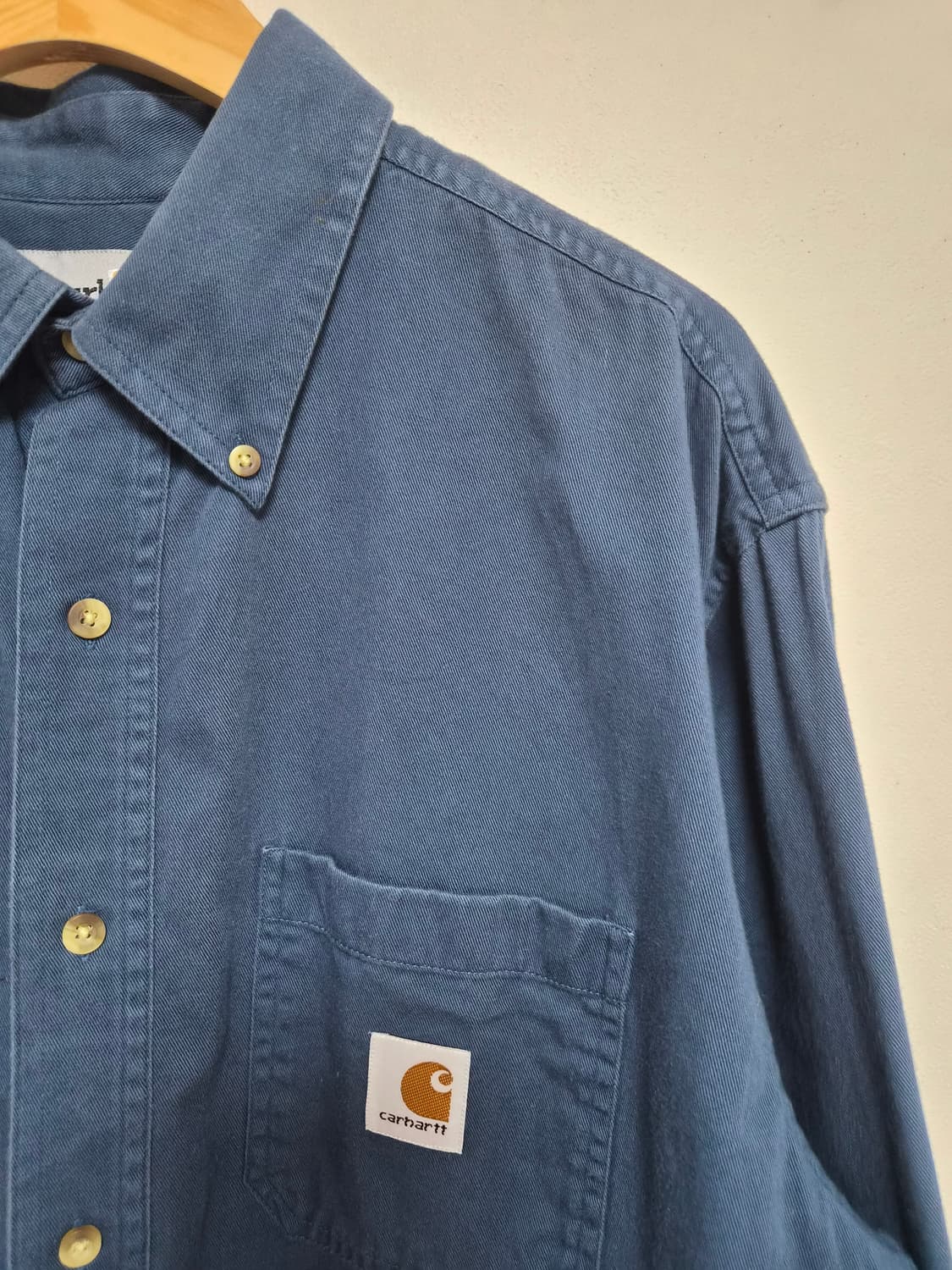 칼하트Carhartt 네이비 코튼 셔츠 L - S248 상품이미지3