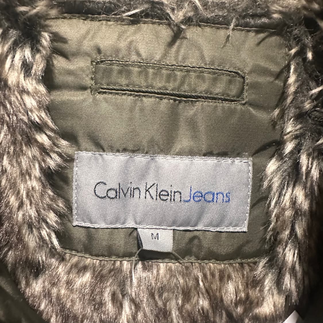 캘빈클라인 카키 후드 패딩 상품이미지6