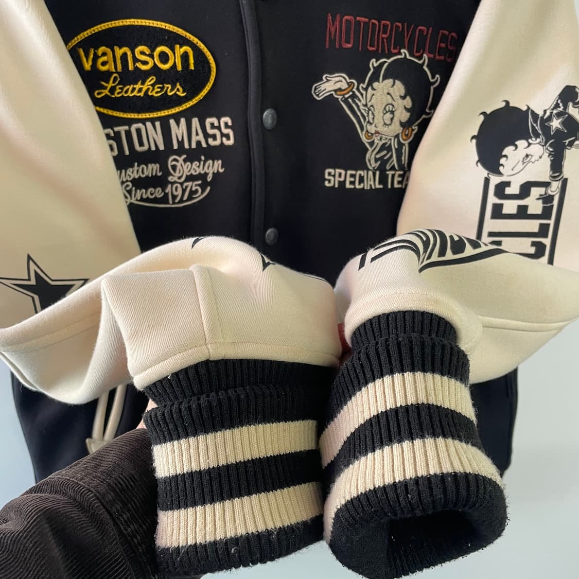 밴슨 x 베티붑 바시티 자켓 상품이미지6