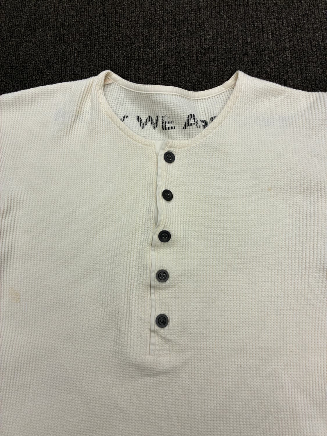 L)Hamnett 빈티지 여성 와플 롱슬리브(이염) 상품이미지4